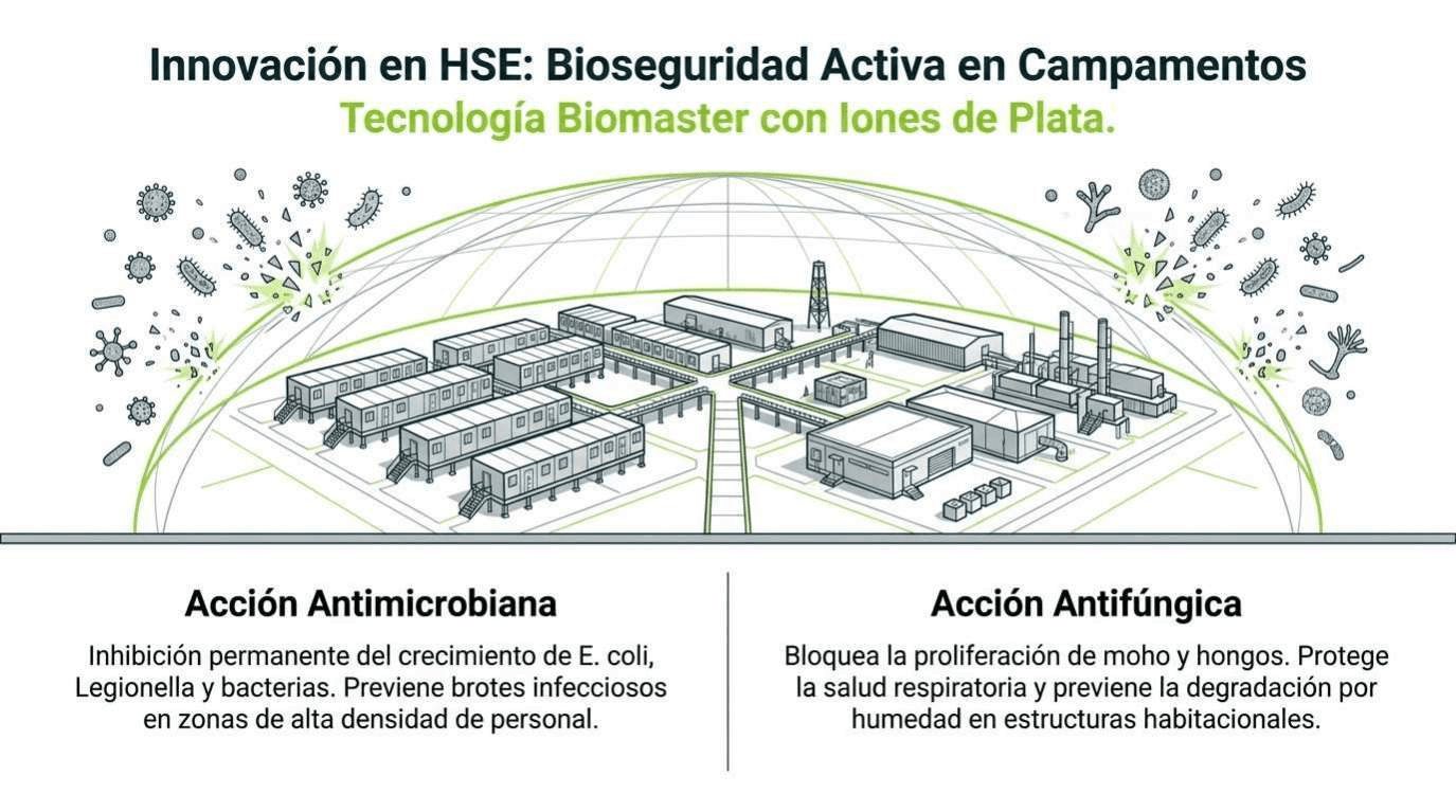 Bioseguridad HSE con Iones de Plata